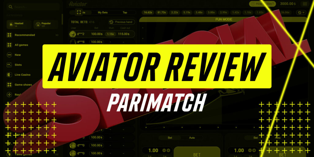 Aviator Parimatch Aviator шолуы