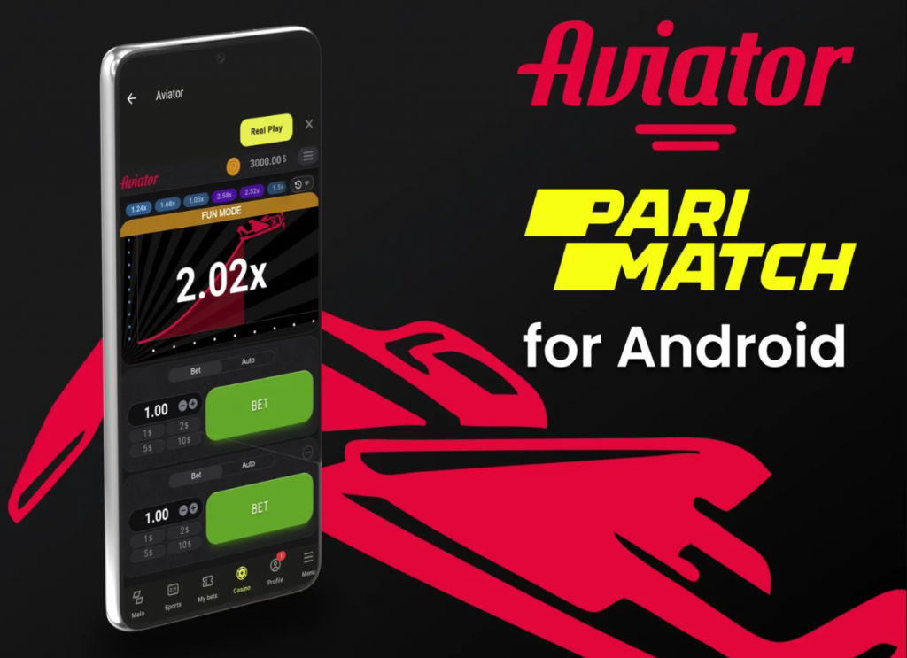 Parimatch Aviator мобильді қосымшасы